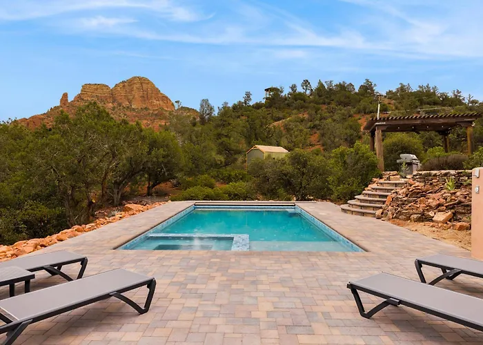 Prime Location In Chapel - Heated Pool & | Red Rock Views | Hot Tub Dom wakacyjny